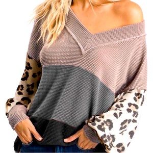 Gorgeous Waffle multicolor Block Top Size Medium